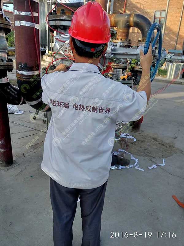 大慶煉化聚合物二廠(chǎng)熱風(fēng)爐改造工藝瓦斯外網(wǎng)項(xiàng)目管道電伴熱保溫3